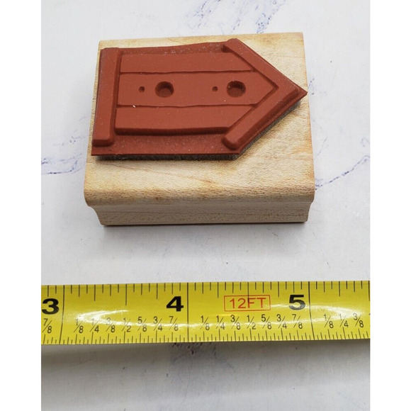 Stampin' Up! Bold Block Birdhouse Nature Wood Mounted Rubber Stamp - Picture 7 of 7